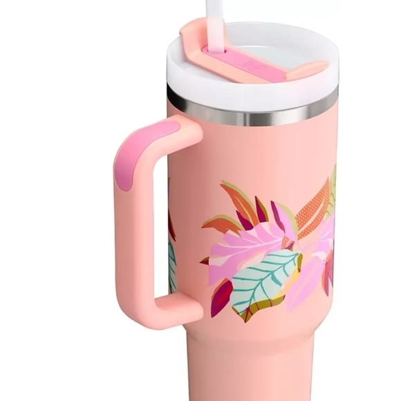 Stanley Pink Floral Insulated Mug - Picture 2 of 3